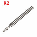 R1.5-5 Straight Shank 2 Flute End Mills R1.5/R2/R3/R4/R5 Milling Cutter Bit Tool
