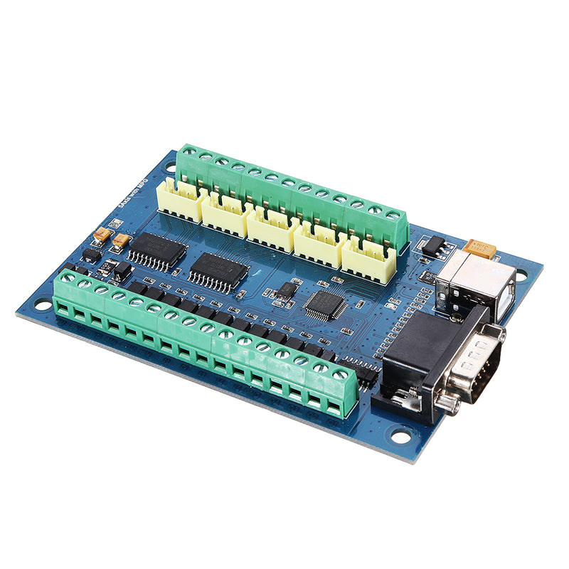 CNC Driver Control Module 5-axis MACH3 Interface Board USB Engraving Machine 5 Axis with MPG Stepper Motor Motion Controller