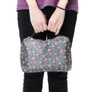 Bible Sturdy Cover Scripture Floral Canvas Hand Carry Handle Bag Storage