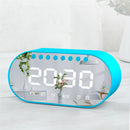 Bakeey T1 Wireless bluetooth Speaker Dual Drivers Dual Alarm Clock LED Display FM Radio TF Card Heavy Bass Stereo Speaker with Mic