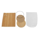 Laundry Basket Hamper Round Bamboo Washing Dirty Clothes Sorter Storage Baskets with Lid