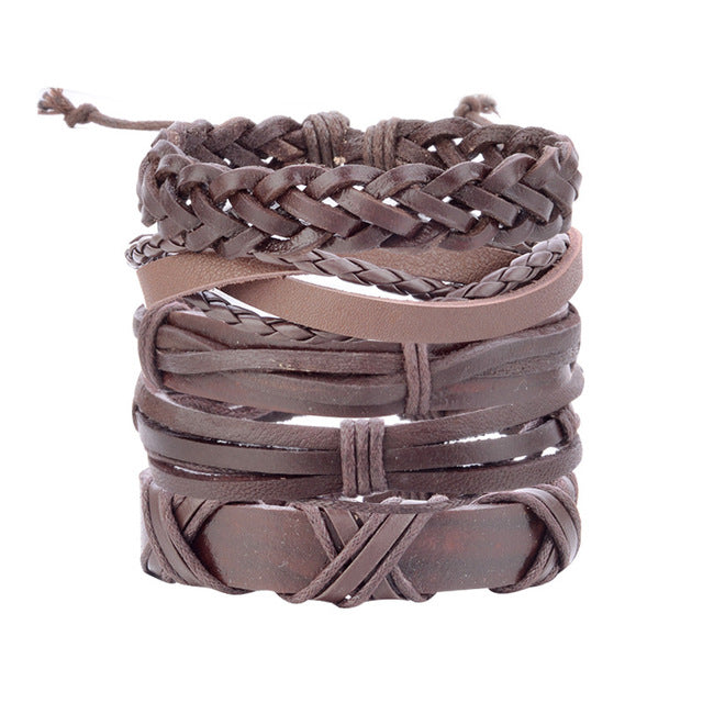 Retro Punk Combination Multi-layer Trend Bracelet