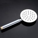 304 Stainless Steel Handheld Shower Head Round Shape Pressurized Ultra-thin Nozzle
