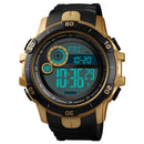 SKMEI 1480 Men Fashion Luminous Display Alarm Clock Compass Calories Distance Modes Smart Digital Watch