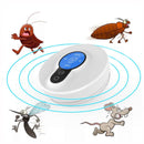 LCD Ultrasonic Mosquito Dispeller Mouse Rat Insect Electronic Repellent with Mosquito Repellent Tablets