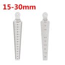 Drillpro 1-60mm Metric Imperial Wedge Feeler 1-15/15-30/30-45/45-60mm Taper Depth Gauge