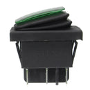 On-Off-On 6 Pin 12V Car Boat LED Light Rocker Toggle Switch Latching Waterproof
