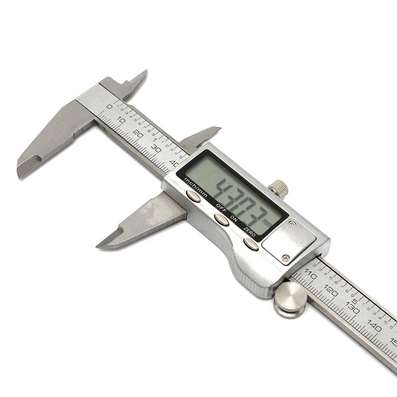 Raitool 6 Inch 150mm LCD Digital Electronic Vernier Caliper Micrometer Stainless Steel Ruler