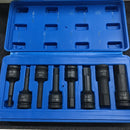 Machifit 1/2 Inch H5-H19 CR-MO Hexagon Pneumatic Screwdriver Bit Set Pneumatic Sleeve Tool Accessories