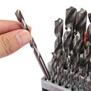 38pcs 1-13mm HSS Twist Drill Bit Set with Case