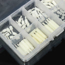 Suleve M2NH2 M2 Nylon Screw White Hex Screw Nut Nylon PCB Standoff Assortment Kit 140Pcs