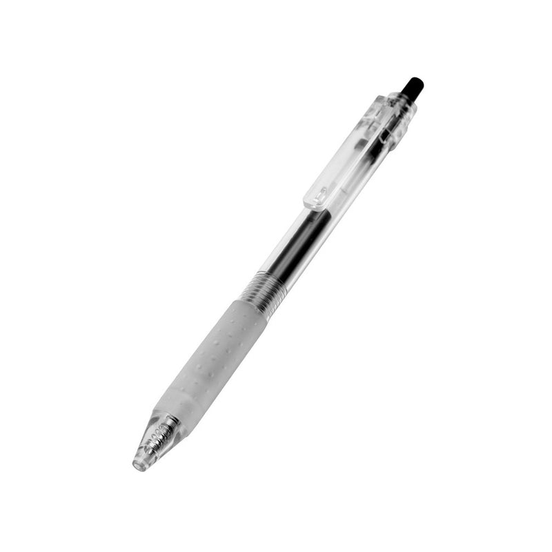 KACO KEYBO 10 Pcs/Pack Transparent Barrel Gel Pens 0.5mm Writing Signing Pen For Student School Office Supplies