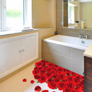 Miico FX82024 3D Rose Decorative Sticker Floor Sticker Bathroom Sticker Wall Sricker Removable Sticker