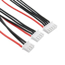 3Pcs 20cm 2S/3S/4S Lipo Battery Balance Charger Extension Cable Adapter Silicone Wire