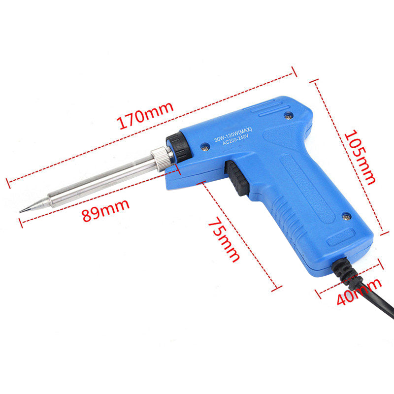 220V 30W-130W Solder Iron Professional Stainless Dual Power Quick Heat-Up Adjustable Welding Electric Solering Iron