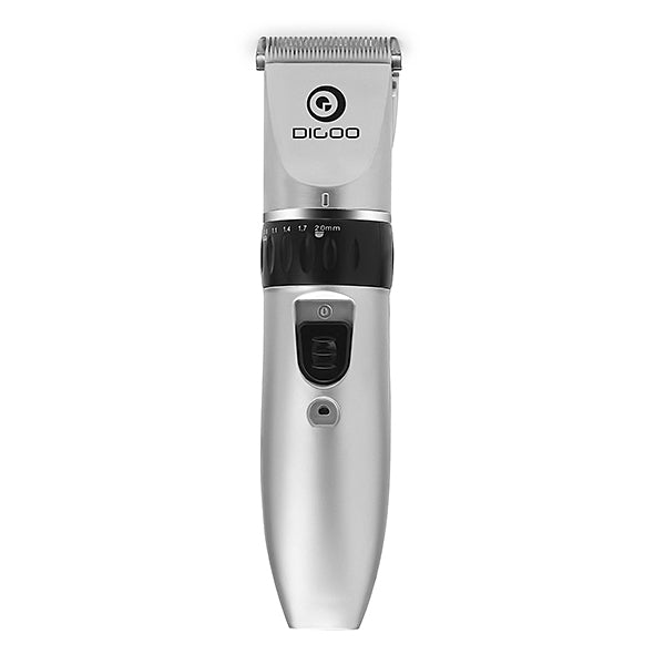 Digoo BB-T1 USB Ceramic R-Blade Hair Trimmer Rechargeable Hair Clipper 4X Extra Limiting Comb