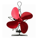 IPRee 7.8Inch 1100RPM Silent 4 Blade Stove Fan Fireplace Fan Fire Heat Powered Saving Fan