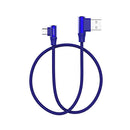 JOWAY LM28 1M USB Type-C 2A 90 Degree Fast Charging Data Cable for Samsung Xiaomi Huawei