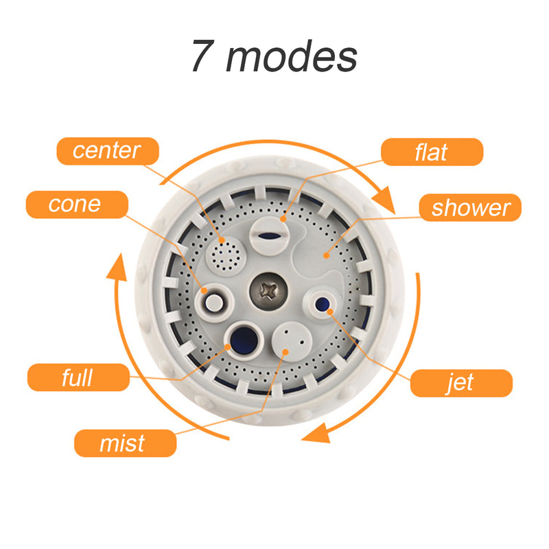 7 Model Multi-functional Garden Spray G-un Water Sprayer Hose Pipe Nozzle Sprinkle Tools