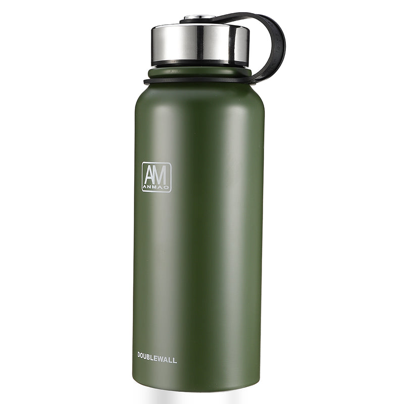 800ML Double Walled Water Bottle Vacuum Flasks Insulated Stainless Steel Drinks Bottle
