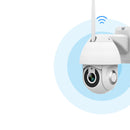 Outdoor Wifi Surveillance Camera H.264 Video Recording Infrared Night Vision IP66 Two-Way Voice Alarm Camera