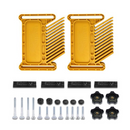 Drillpro 2Pcs New Woodworking Table Featherboards Feather Loc Boards for Table Saw Router Table Band Saws Fence Miter Slot Tool