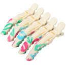5pcs Professional Crocodile Hair Clips Hairdressing Salon Sectioning Clamp Hairpin Grip Barber