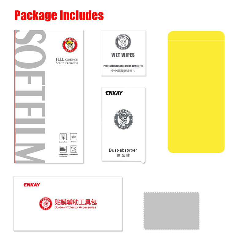 Enkay Hydrogel TPU 3D Full Curved Edge Self-healing Screen Cover Screen Protector For OnePlus 7 Pro / OnePlus 7T Pro