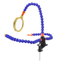 Multifunctional Soldering Station Third Hand Tool With 3/5 Flexible Arms Soldeirng Iron Holder Fan for PCB Welding Repair