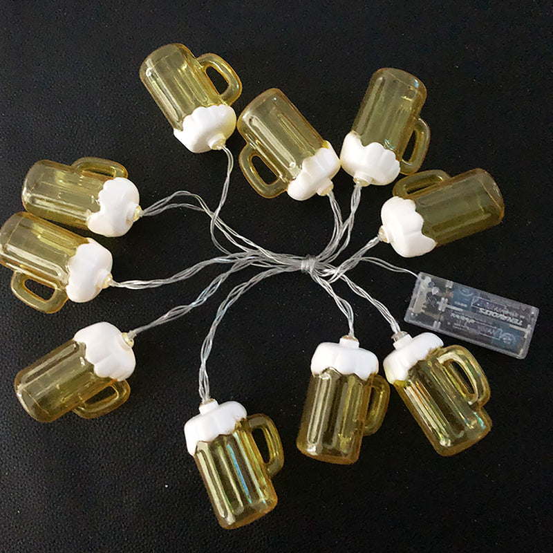 10 LED Festival String Lantern Hanging Lamp Party Patio Home Decorative Night Light