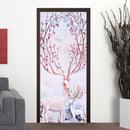 Christmas Deer Wall Sticker Window Door Sticker Art Home Party Decor Decal 45*200CM