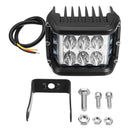 4Inch LED Work Light Bar Three Sides Glow Flashing Spotlight 20W 9000LM for Off Road Truck ATV