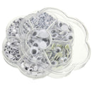 700Pcs 7Sizes Sticker Wobbly Giant Googly 3D Eyes Toy DIY Scrapbooking Children Kids Doll Handicraft