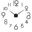 Creative Personality Simple Fashion Wall Clock 3d Acrylic Mirror Wall Stickers Clock Living Room Diy Wall Clock