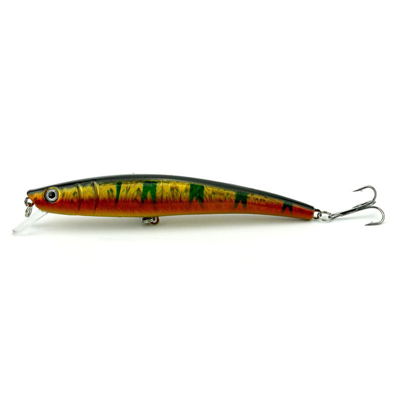 ZANLURE 10pcs/set 11cm 11g Plastic Minnow Wobble Fishing Lure Artificial Hard Crankbait