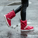 4 Colors Waterproof Men Women Rain Boots Cover Non-slip Rainbow Rain Boots