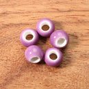 5Pcs 6mm Ceramic DIY Pure Loose Beads Multicolor Beads Accessories