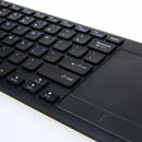 XUEME Ultra-slim 2.4G Wireless bluetooth Portable Keyboard with touchpad Dual System Universal Touch Mouse Suitable for Laptop/Desktop/Smart Phone/Tablet