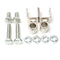 Chrome Motorcycle Light Bar Passing Mount Clamp For Spot Fog Turn Signal Light