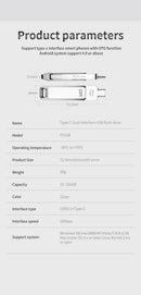 DM PD168 Type-C USB 3.1 32GB 64GB 128GB 256GB OTG Flash Drive Pen Drive for Type-C Smart Phone Tablet Laptop MacBook