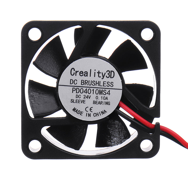 10pcs Creality 3D 40*40*10mm 24V High Speed DC Brushless 4010 Cooling Fan For Ender-3 3D Printer