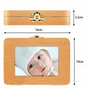 Wooden Kids Baby Tooth Box Milk T eeth Organizer Flip Cover Collect Storage Box Cutton Boy Girl Gift Kid Present Photo Note Case Tool Box