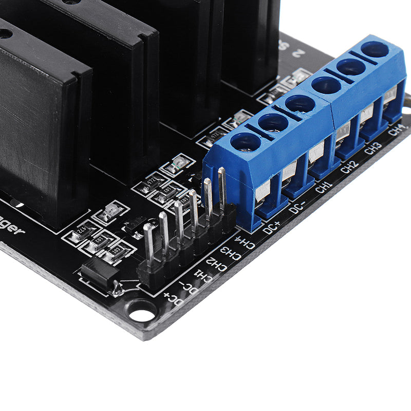 4 Channel DC 12V  Relay Module Solid State High and low Level Trigger 240V2A