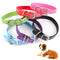 PU Leather Dog Collars Diamante Collar