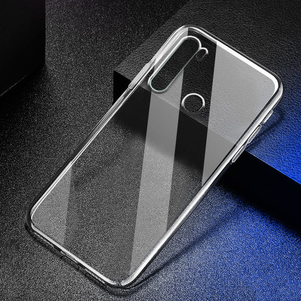 BAKEEY Transparent Ultra-thin Non-yellow Soft TPU Protective Case for Xiaomi Redmi Note 8T