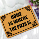 Honana BM-171 Words Decor Bathroom Doormat Rubber Anti-Slip Shower Toilet Mats Bathroom Floor Rug