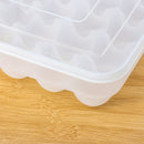 PP Transparent Egg Storage Box Outdoor Camping Traveling Food Storage Box Stackable Egg Holder