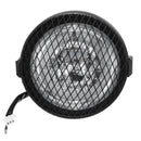 6.5inch Grill Retro Vintage Motorcycle LED Side Mount Headlight Cafe Racer Bobber
