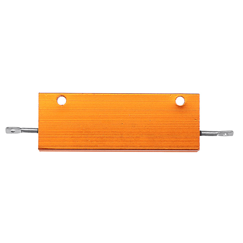 RX24 100W 30R 30RJ Metal Aluminum Case High Power Resistor Golden Metal Shell Case Heatsink Resistance Resistor