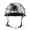BYB Retro Cruiser Half Face Helmet Motorcycle Riding Leather Camouflage/Black